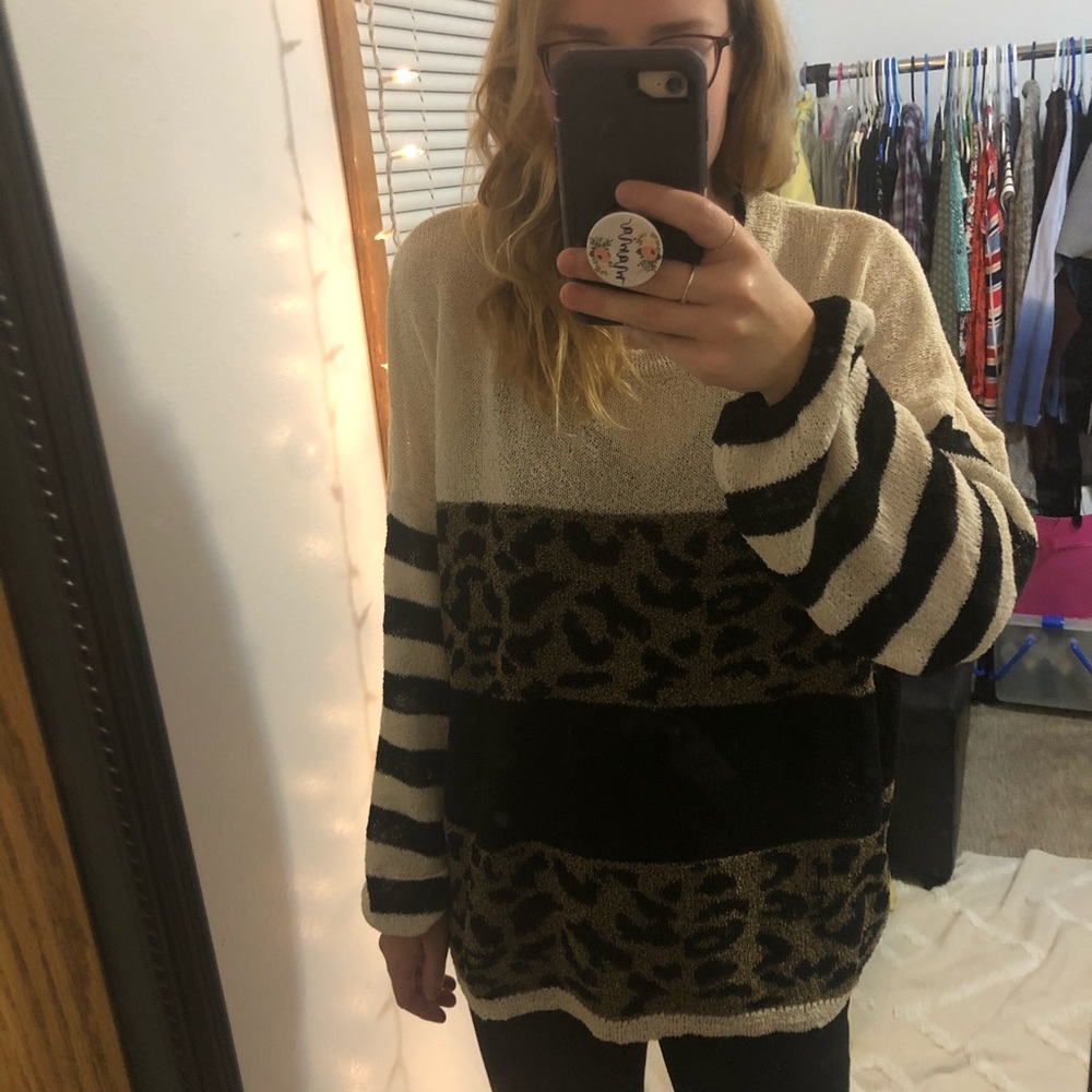 Pink Lily oversized sweater